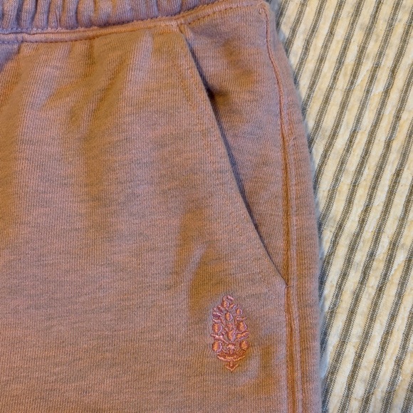 Free People Movement Joggers ~ Small ~ Heathered Pink - Picture 7 of 10